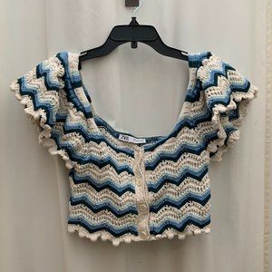 Zara Crochet top